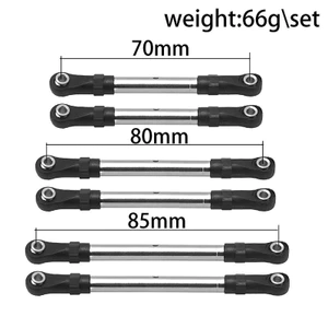 Thép không gỉ Turnbuckles Kéo Cần Liên Kết Thanh Lái Bộ Cho Traxxas Slash 2WD 1 / 10 RC Xe Nâng Cấp Phần Phụ Kiện