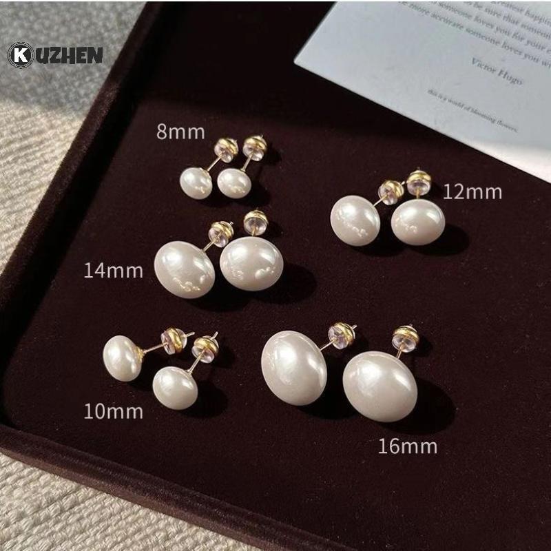 KUZHEN Mới Pháp Thanh Lịch Bông Tai Ngọc Trai Cho Thời Trang Hàn Quốc Trang Sức Cưới Dự Tiệc Nữ Ngọt Ngào Phụ Kiện Quà Tặng HOT