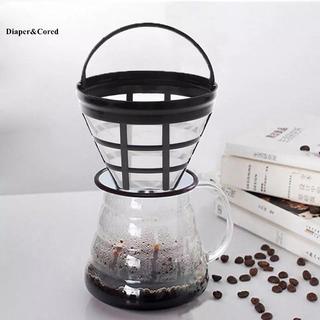 DIAPER & CORED Giỏ lọc cà phê có thể tái sử dụng Cốc phong cách Máy pha cà phê Lưới lọc YTH