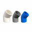 Phụ kiện đường ống cấp nước PVC 45°Phụ kiện đường ống nước trên khuỷu tay 110 khớp bể cá 20-200 Cấp nước uốn cong thẳng