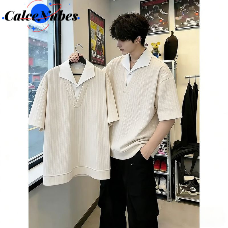 Quần áo dạo phố nam CN mang lại cảm giác sang trọng, phong cách tiền bạc cũ và áo sơ mi polo giả