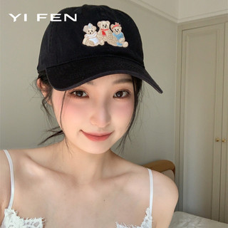 Mũ YIFEN Xuân Hè Gấu Thêu Mũ Bóng Chày Cao Cấp Cảm Giác Bốn Mùa Phù Hợp Với Mũ Chống Nắng Phiên Bản Hàn Quốc Thường Ngày Mũ Dễ Thương