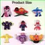 Cây Roblox PS1 vs. Brainrots Tomatrio Block Shark Plushie Game Merch Búp bê bông sang trọng dễ thương SP1