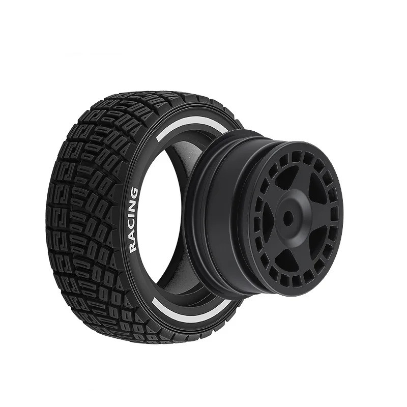 4 60mm 12mm Hex 1 / 14 Bánh xe đua trên đường có tay cầm cao cho MJX 14301 14302 14303 14304 Tương thích với đội HPI Bburago liên kết