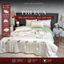 Bộ Chăn Ga Gối Chất Liệu Phi Lụa Với Gam Màu Tươi Sáng Và Hình Thêu Nổi Bật - MemMinbedding Luxury