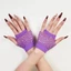 Găng Tay Kim Cương Giả YOLOGO, Trang Trí Sáng Bóng Fishnet Thiết Kế Găng Tay Ngón, Găng Tay Nữ Cosplay Găng Tay Phong Cách Gợi Cảm Găng Tay Ngắn Tiệc Biểu Diễn