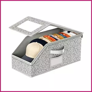Hộp Đựng Mũ Di Động Tiết Kiệm Không Gian Xếp Chồng Mũ Bóng Chày Hộp Tổ Chức Cho Gia Đình Phòng Ngủ Phòng Khách Tủ Quần Áo shopidaevn