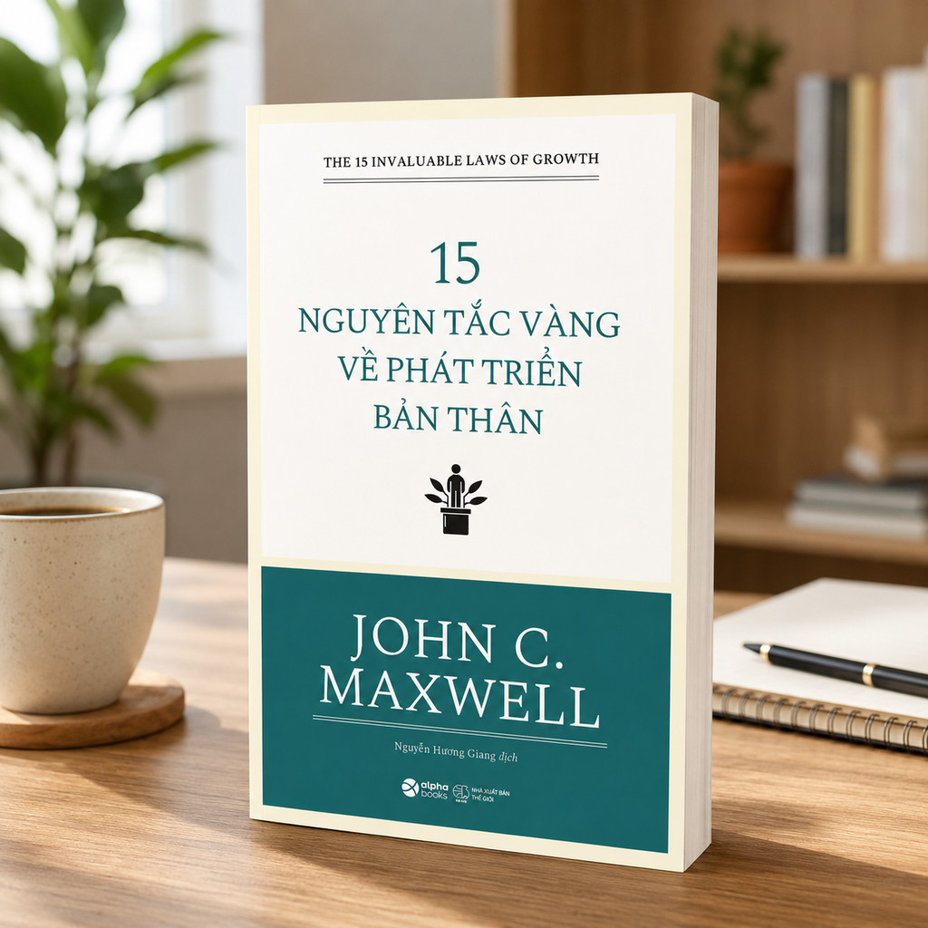 Sách - John C.Maxwell - 15 Nguyên Tắc Vàng Về Phát Triển Bản Thân (Tái Bản Mới Nhất) - Alpha Books