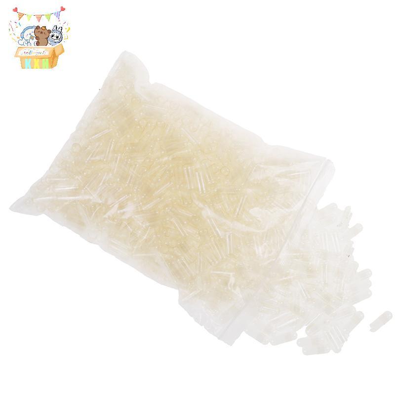 [KXH] 1#0#00# 100Pc Viên nang Gelatin cứng rỗng Viên nang thuốc rỗng trong suốt ELWW