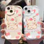 Ốp Lưng Cho Samsung Galaxy S26 S25 S24 S23 S21 S22 Plus Ultra 20 FE J7 Prime A03 A03S A02 A02S M02 A12 M12 A20 A30 Kem Vồng Cong Edge Motif Cute Puppy NYK197