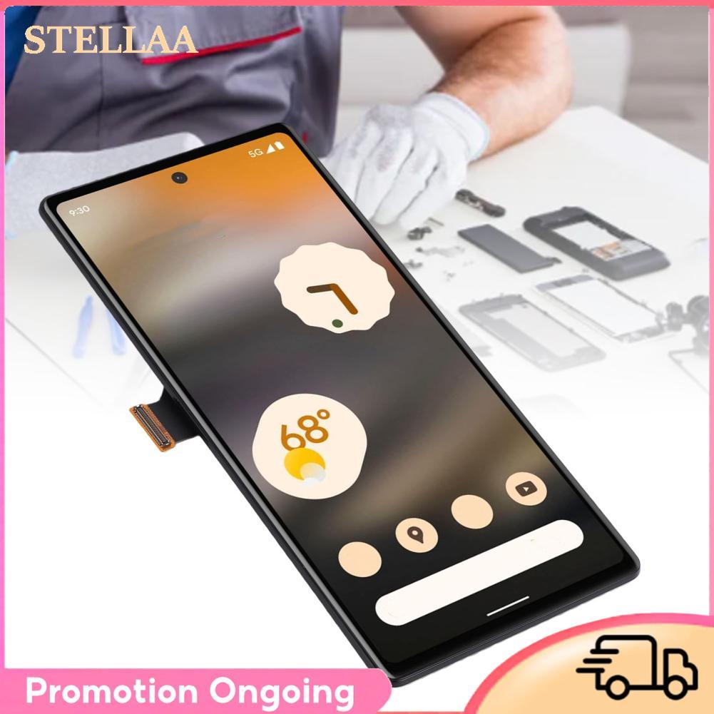 Stellaa Stellaa LICAEVEY Màn Hình Thay Thế Cho Pixel 6A GX7AS GB62Z G1AZG GB17L Màn Hình LCD 6.10 Inch Cảm Ứng Bộ Số Hóa Sửa Chữa Một Phần Với dụng Cụ
