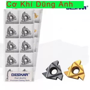 Chip tiện ren bước 0.5-3mm size 16 tiện DESKAR tiện thép inox ngon