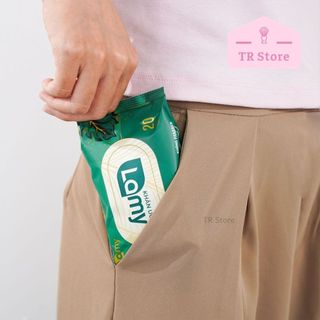 Khăn Ướt Lamy 100 Tờ Có Nắp Đậy Tiện Lợi - Không Cồn, Không Paraben, An Toàn Dịu Nhẹ Cho Bé Và Gia Đình