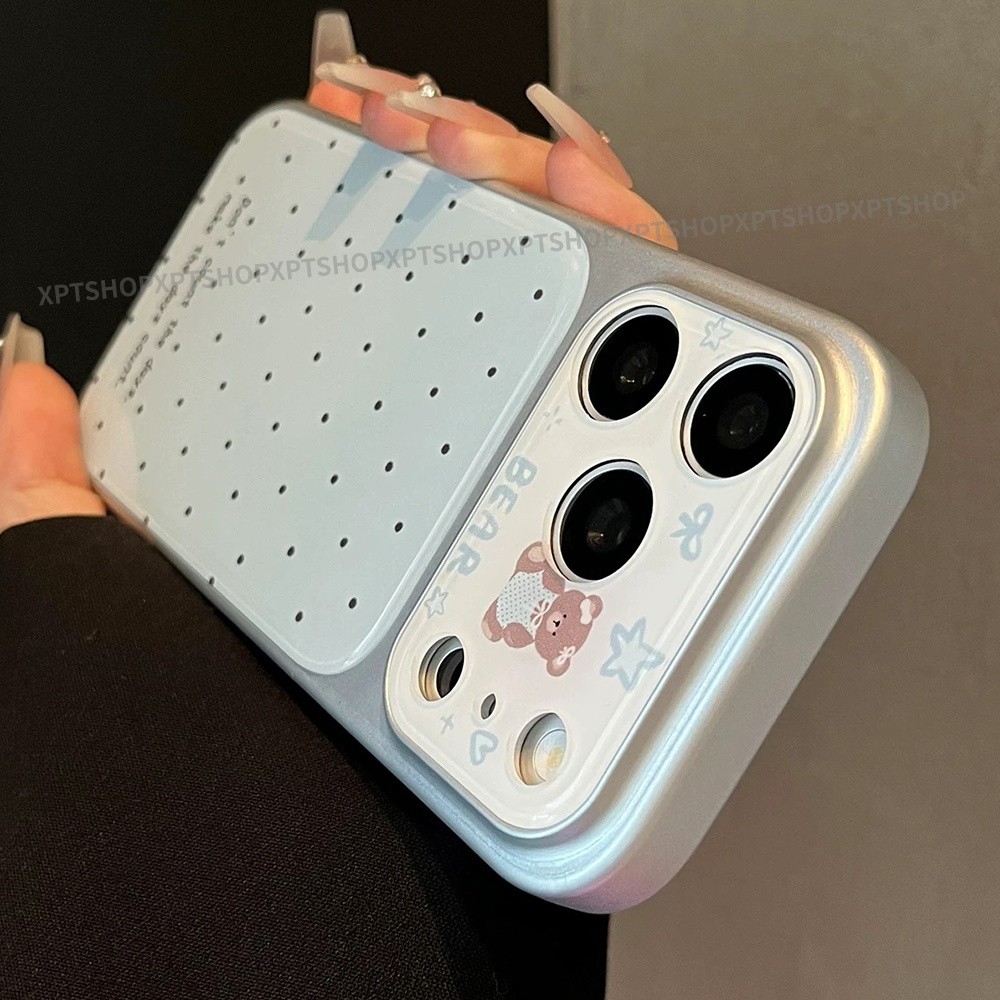 Ốp điện thoại Acrylic mạ chấm bi cho iPhone 17 Pro Max 16 15 14 13 Vỏ bảo vệ chống sốc