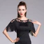 Trang phục khiêu vũ Latin VN, Phong cách nữ, Áo sơ mi người lớn, Tay ngắn, Áo sơ mi viền ren, Váy tập luyện