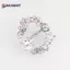 AN.MART Pha Lê Kim Cương Giả Rỗng Bướm Bụng Nút Nhẫn Thời Trang Rốn Móng Tay Cho Nữ Thép Không Gỉ Gợi Cảm Cơ Thể Xuyên Trang Sức VN