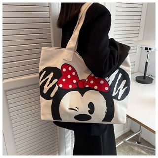 Túi đeo vai vải canvas dung tích lớn dành cho sinh viên phong cách Nhật Bản phong cách Harajuku