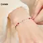 KUZHEN Luy Tre Handmade Bện Dây Đỏ Vòng Tay Dành Cho Nữ Dây Đeo Tay Có Thể Điều Chỉnh Dành Cho Người Bạn Thân Người Yêu Quà Tặng HOT