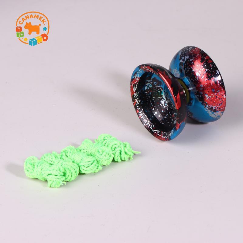 CANAMEK Trẻ Em Người Mới Bắt Đầu Hợp Kim Chuyên Nghiệp Yoyo Ballpetitive Yoyoball Người Lớn Trẻ Em Yoyoyoball Với 5 Dây CSF