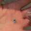 Springevenstar Trang sức chuỗi xương đòn cao cấp Aquamarine Nelace tinh tế dành cho nữ cho mùa hè và các bữa tiệc Springevenstar