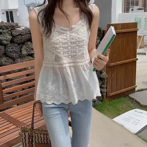 Áo yếm thêu không tay kiểu Bohemian