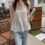 Áo yếm thêu không tay kiểu Bohemian