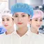 Mũ nấu ăn OUSXA, Băng đô làm việc kèm mũ đầu bếp tóc, Bếp dịch vụ thực phẩm Lưới tóc Nấu ăn Mũ vệ sinh Căng tin