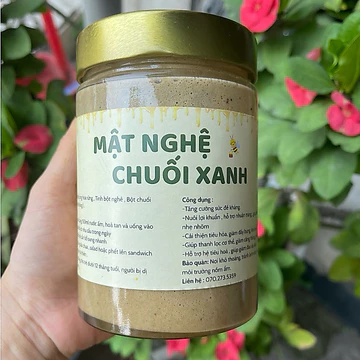 500ml Mật Nghệ Chuối Xanh, Giàu Tinh Bột Kháng Từ Bột Chuối Xanh Và Mật Ong Nghệ Nguyên Chất Thơm Ngon