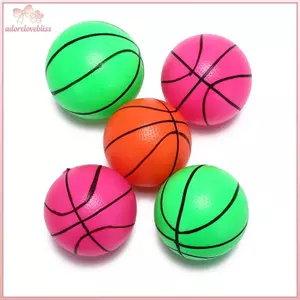THÊM 12cm bóng rổ bơm hơi bóng chuyền bãi biển bóng đồ chơi thể thao trẻ em màu ngẫu nhiên BSS
