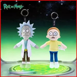 SY Rick và Morty Rick Sanchez Morty Smith Plushie Anime Merch Dễ Thương Sang Trọng Cotton Túi Búp Bê Quyến Rũ