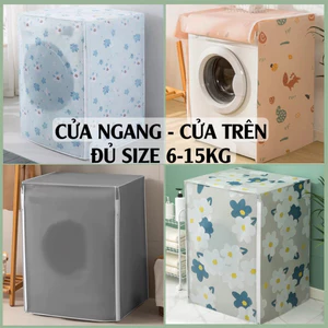 Vỏ Bọc Máy Giặt Cửa Ngang, Cửa Trên 6-15kg, Áo Trùm Máy Giặt Chống Thấm Nước