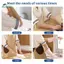 Dụng cụ ngắn tay đàn hồi Springevenstar 5 chiếc để buộc dây chống trượt Áo sơ mi & Phù hợp với Jaets Lý tưởng để may Springevenstar