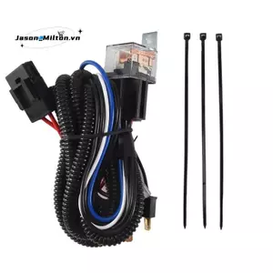 12V Sừng Ô Tô Sửa Đổi Dây Điện Ốc Sừng Điện Đa Năng Với Rơ Le 40A