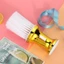 Bàn chải quét tóc WANYEDI, Bàn chải làm sạch cổ tóc cầm tay màu vàng mềm, Dụng cụ tạo kiểu Tay cầm tiện dụng chuyên nghiệp Bàn chải cắt tóc thoải mái tại Salon làm đẹp
