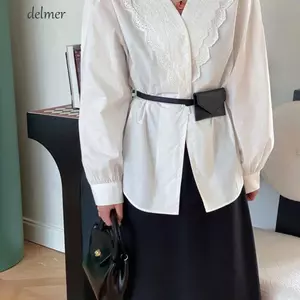Túi thắt lưng nữ DELMER, Túi đựng thẻ PU Túi thắt lưng phong bì Túi thắt lưng, Túi ly hợp Mini màu trơn phong cách Hàn Quốc Túi đựng thẻ nhỏ nữ