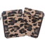 RFID Chống Từ Tính Big Leopard In Thẻ Kinh Doanh Chống Trộm Bàn Chải Nữ Dây Kéo Ngân Hàng Đựng Thẻ Da Thay Đổi Thẻ Tín Dụng 6.7