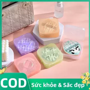 Trong Kho Xách Tay Đệm Không Khí Hộp Phun Mỹ Phẩm Trang Điểm Trường Hợp Cho BB Kem Nền Tảng Cá Tuyết