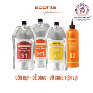 Thuốc uốn đa năng Sophia Platium Protein chống nát tóc M1 - S1 [ MK ]
