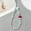 Dâu Cười Trái Tim Tình Yêu Điện Thoại Di Động Treo Dây Xích Phong Cách Cổ Tay Dây Xích ccd Camera Móc Khóa Mặt Dây Chuyền