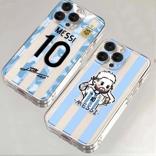 Ốp Điện Thoại Trong Suốt Phong Cách Mới Không 10 Số Sọc Bóng Đá Thích Hợp Cho iPhone 12 13 14 15 Promax 16 17 Promax xr xs 11promax 12promax 13pro 14pro Ốp Chống Sốc Linh Hoạt