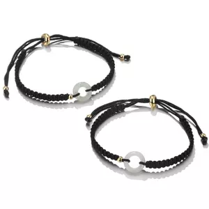 Preference Series Thiết Kế Khóa An Toàn Vòng Tay Cặp Đôi Tinh Tế Bạn Gái Vòng Tay Bện Có Thể Điều Chỉnh Ngày Lễ Tình Nhân