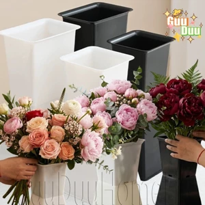 Đế lót bao bì hoa - Đế cố định bó hoa hình đồng hồ cát - Đồ dùng làm hoa - Hộp đựng bao bì hoa - Dụng cụ sắp xếp hoa / Giao hàng miễn phí