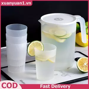 Bình đựng nước lạnh bằng nhựa XUAN Bình nước và cốc đựng nước dung tích lớn VN
