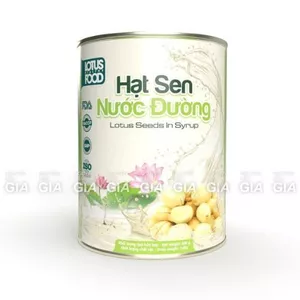 Hạt sen nước đường Lotus HFC lon 600g