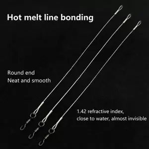 AIHOM 3 Dây Câu Cá Chép Uốn Booms Phần Cường Độ Cao Cho Nước Ngọt i Rig Tóc Chod Câu Chuyện Câu Cá,
