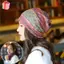 Mũ Turban nữ GAVESTO, Mũ chui đầu mỏng quấn đầu thoáng khí, Vỏ cổ in họa tiết