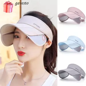 Mũ Golf GAVESTO Nữ Chống Tia UV Rỗng Top Beach / Tennis Vành Có Thể Thu Vào