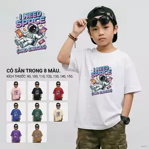Áo thun bé trai 10-40kg, Dễ chịu, Mặc hằng ngày