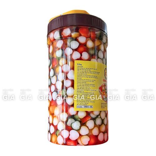 Thạch Chính Long hũ 2kg3 - TIM 4 MÀU