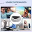 Gối du lịch Ne Memory Foam Ne Gối Forfort Trên Airplanepact Thiết kế tiện dụng cho du lịch, chuyến đi trên ô tô, sử dụng tại nhà Lý tưởng